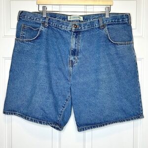 Faded Glory Mens Size 44 Blue‎ Denim Jean Shorts Casual Workwear Classic Fit